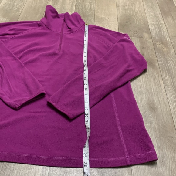 Womens Columbia Quarter Zip Cowl Neck Fleece Shirt Jacket Pullover - Picture 3 of 8